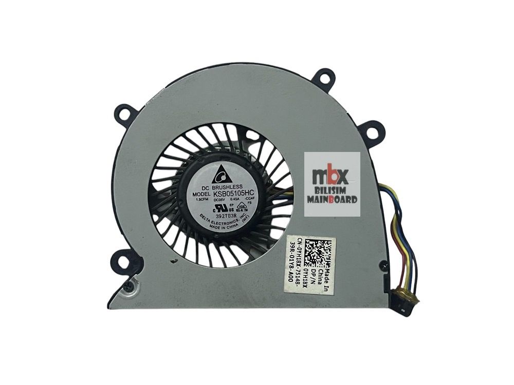 Dell Latitude 6430U P36G P36G001 KSB05105HC CN-0YH18X Orijinal Fan
