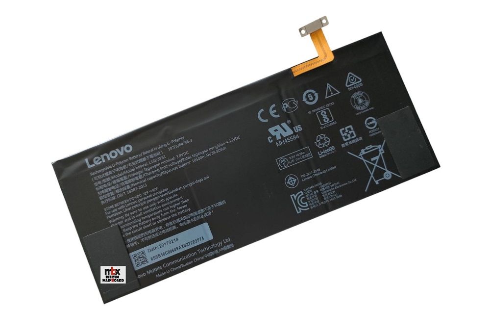 Lenovo Yoga A12 YB-Q501F Orijinal Batarya Pili L16D3P31