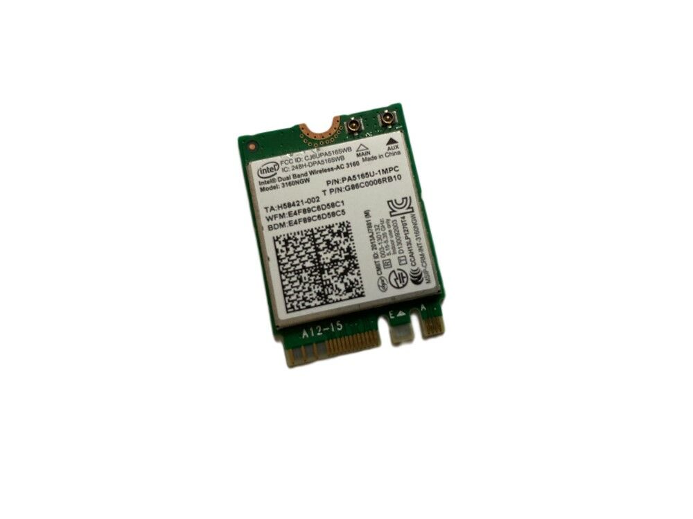Toshiba Satellite L50 L50-C L50 C C55 C L55 C L50D-C C55D-C Wifi Ağ Kartı 3160NGW PA5165U-1MPC
