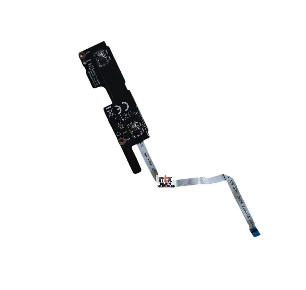 Msı Gaming GL63 MS-16P8 MS-16P8A Orijinal Touchpad Button Board Flex Kablo 8SC-059US 01S-001195K032179