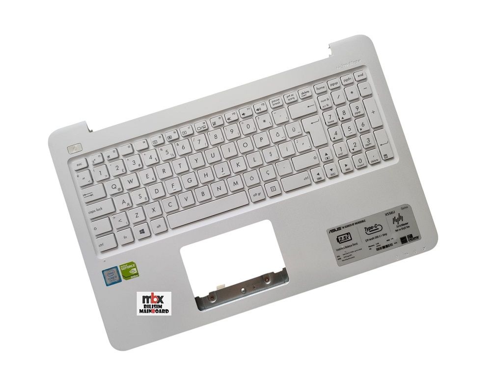 Asus X556U X556UA X556UR X556UF X556UB X556UQ X556UJ Orijinal Üst Kasa Klavye Kasa 13NB0BG5AP0311