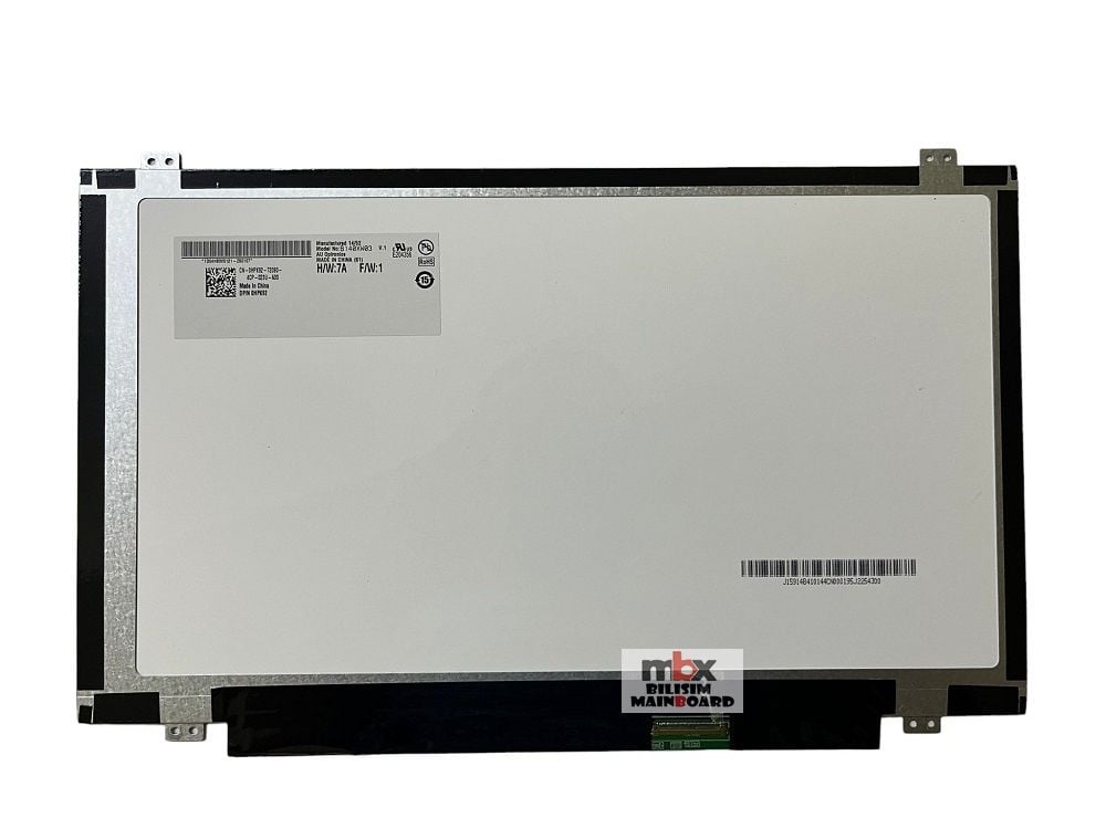14.0 Slim Led B140XW03 V1 N140B6-L06 BT140GW03 LTN140AT20 LTN140AT12 Slim Led Ekran