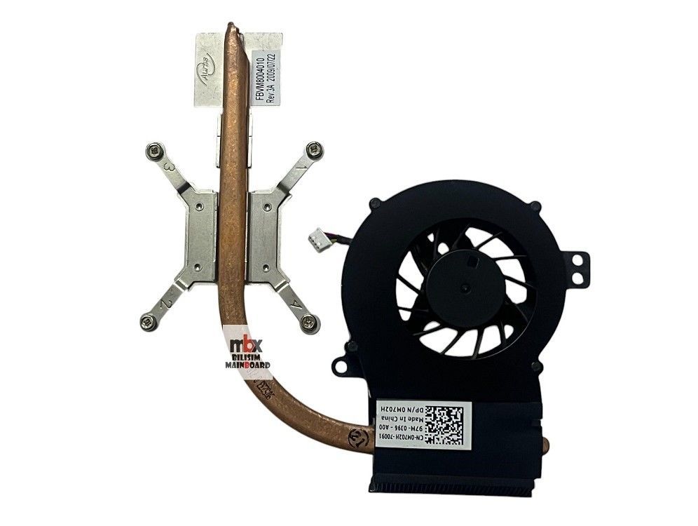 CN-0M702H FBVM8004010 Orijinal Soğutucu Heatsink Bakır Fan