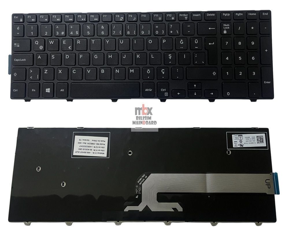 P40F Dell Orijinal Klavye Tuş Takımı
