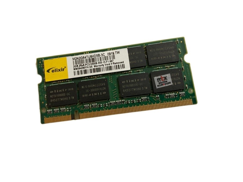 Elixir Ddr2 2gb Notebook Ram 2Rx8 PC2-5300$-555-13