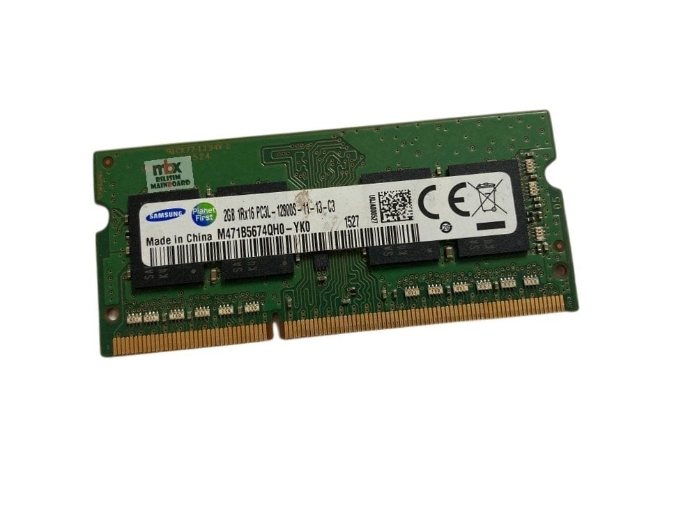 Samsung Ddr3 2Gb Notebook Ram pc3l-12800s-11-13-c3