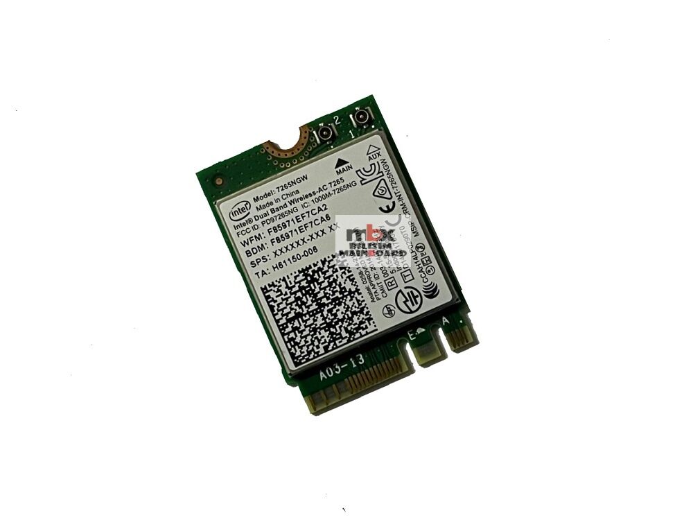 Asus Vivobook E403 E403N E403NA E403S E403SA Intel Dual Band Wireless-Ac7265 Wifi Kartı XXXXXX-XXX-XX