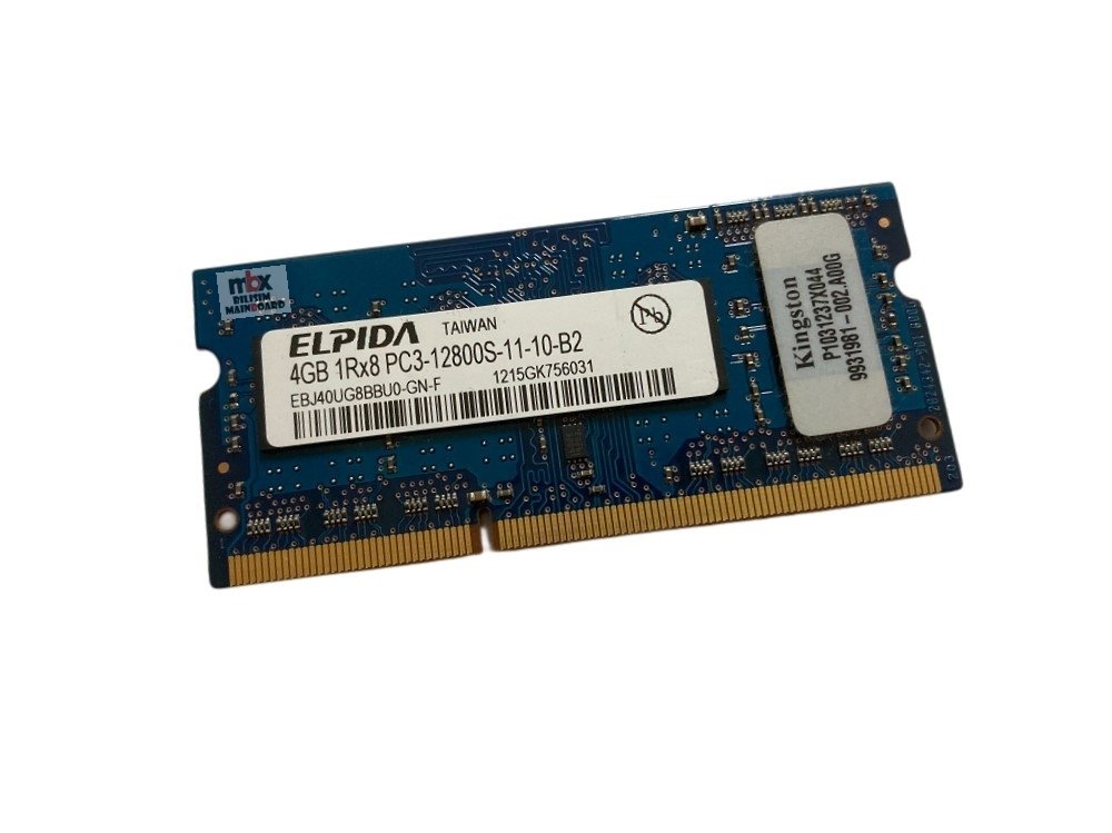 Elpida Ddr3 4gb Notebook Ram 1rx8 pc3-12800s-11-10-b2