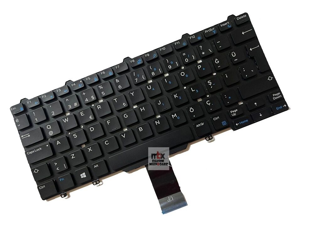 Dell Latitude 5470 E5470 P62G Notebook Klavye PK1313D3A28 MP-13L76TQ6698 CN-01R5C1