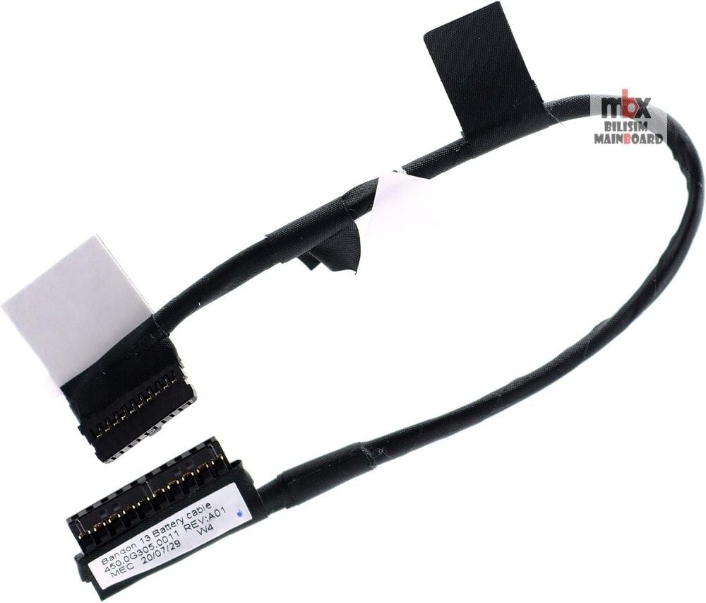 Dell Latitude 5300 5310 2'si 1 arada E5300 0G0PMP G0PMP 450.0G305.0021 450.0G305.0011 Orijinal Batarya Pil Bağlantı Kablosu
