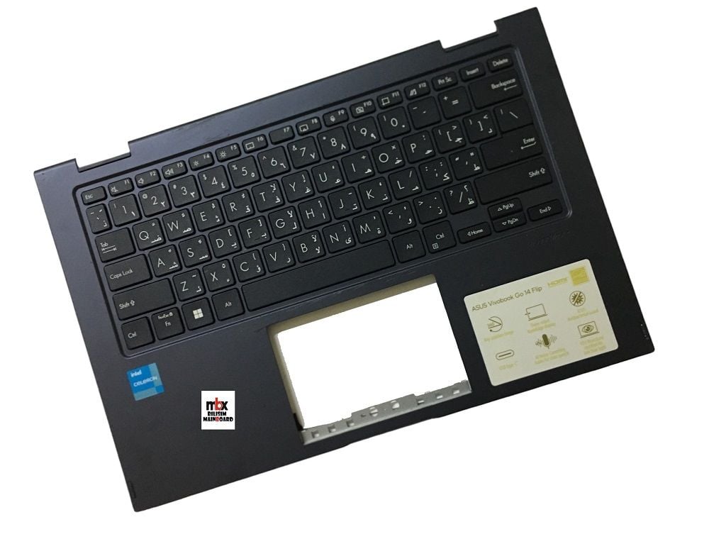 Asus Vivobook Go 14 Flip Tp1400 Tp1400k Tp1400ka J1400K Klavye Klavye Kasa Üst Kasa 13N1-E8A0321