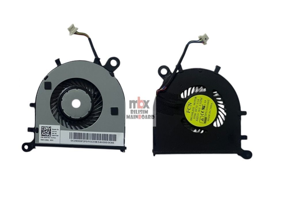 P54G CN-0XMT5V DC28000F2F0 DFS15050500T Orijinal Cpu Sogutucu Cooling Fan