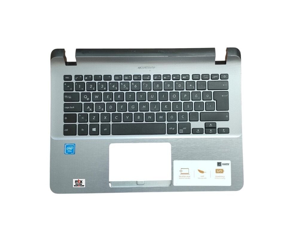Asus Vivobook X407 X407M X407MA F407M Orijinal Klavye Kasa Üst Kasa 13NB0HP1AP0411 12400737-00