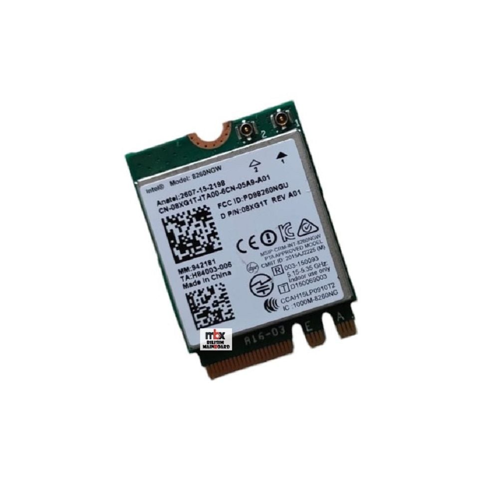 Dell Latitude E5570 5570 P48F Orijinal Wifi Ağ Kartı 8260NGW CN-08XG1T