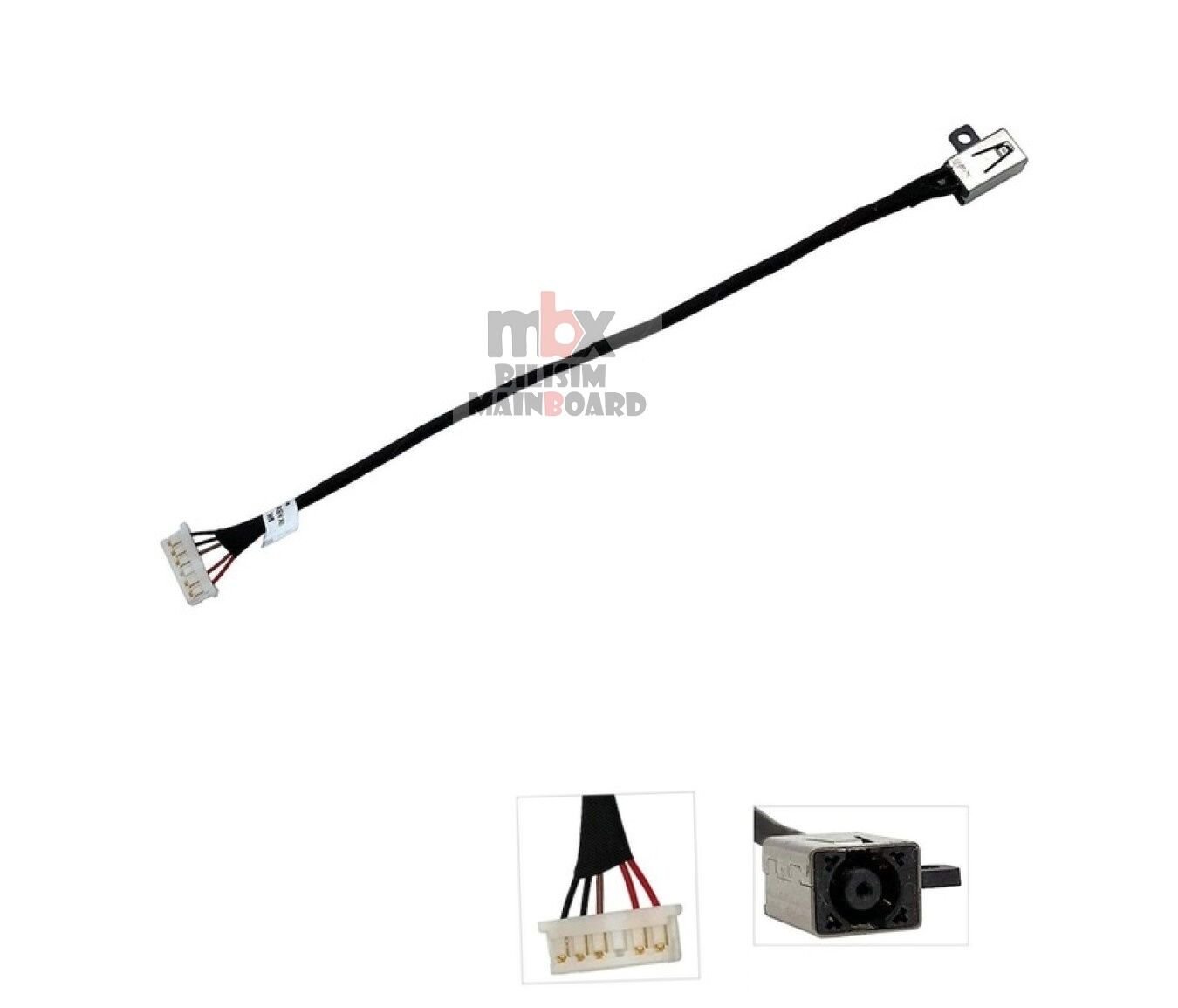 Orjinal Dell Inspiron 14-5000, 14-5451,14-5455, 14-5458, 14-5459, 15-5000, 15-5551, 15-5555, 15-5558, 15-5559, Vostro 14-3000 Için Dc Güç Jakı , 14-3458, 14-3459, 14-3552, 14-3558, 14-3559, 14-3568, 14-3578 Dc Power Jack
