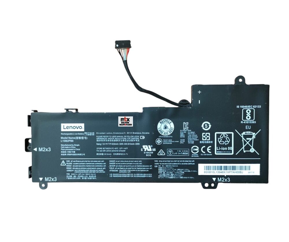 Lenovo Yoga 310 310-11IAP 510S-13ISK Orijinal Batarya L15M2PB6