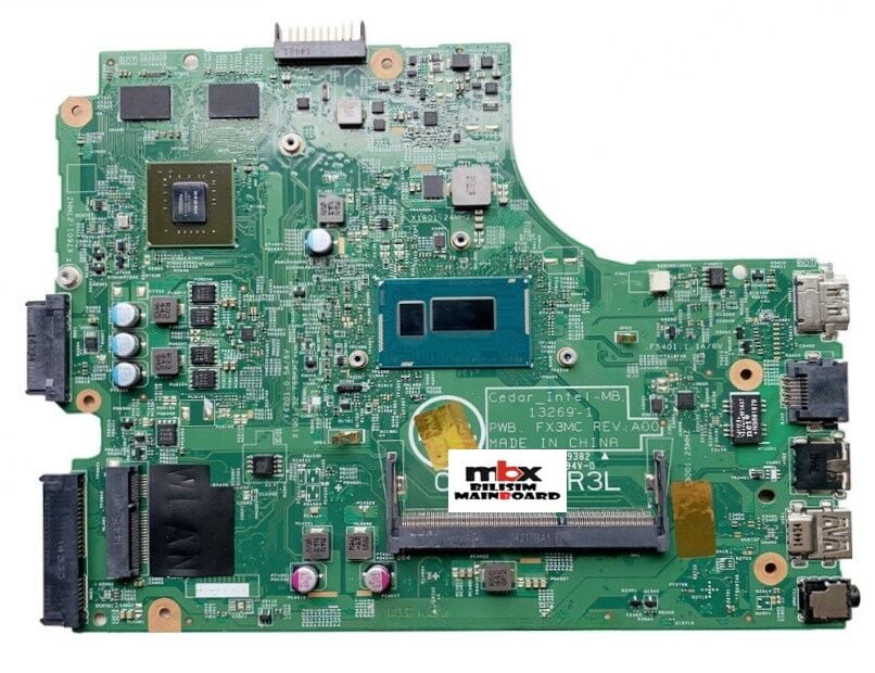 Dell Inspıron 15 3000 3541 3542 P40F  Notebook Anakart Cedar Intel Mb 13269-1 PWB.Fx3mc