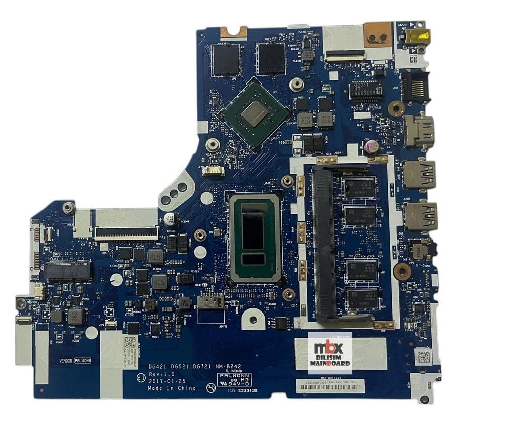 Lenovo Ideapad 320-15ISK 320-15ABR 320-15IAP 320-15AST 320-14IKB 320 80XR Notebook Anakart DG421 DG521 DG721 NM-B242 REV 1.0