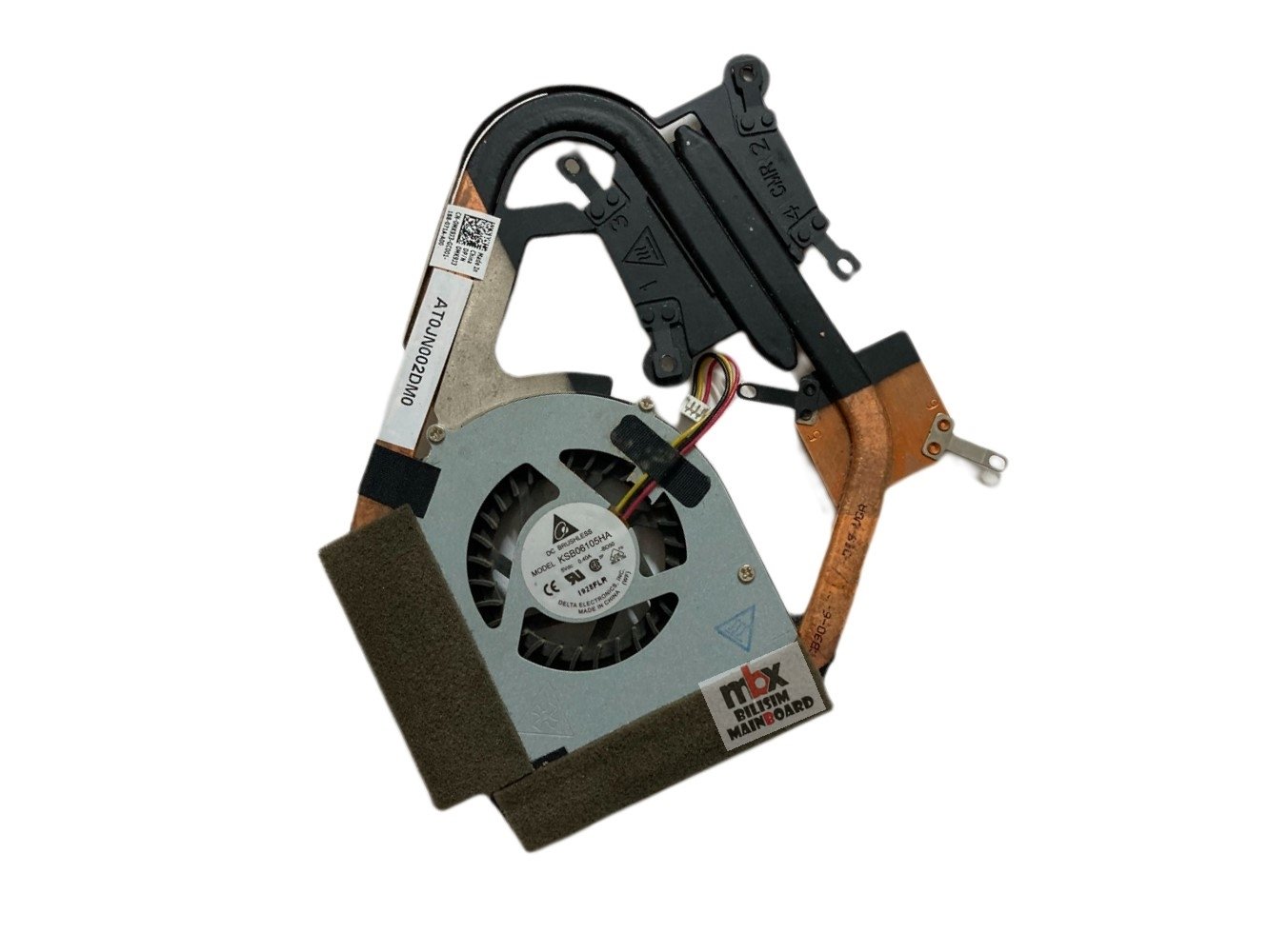 Dell XPS 14Z 14ZXPS 14Z-L412Z P24G Notebook Sogutucu Cpu Fan Heatsink KSB06105HA CN-0MK9J3 AT0JN002DM0