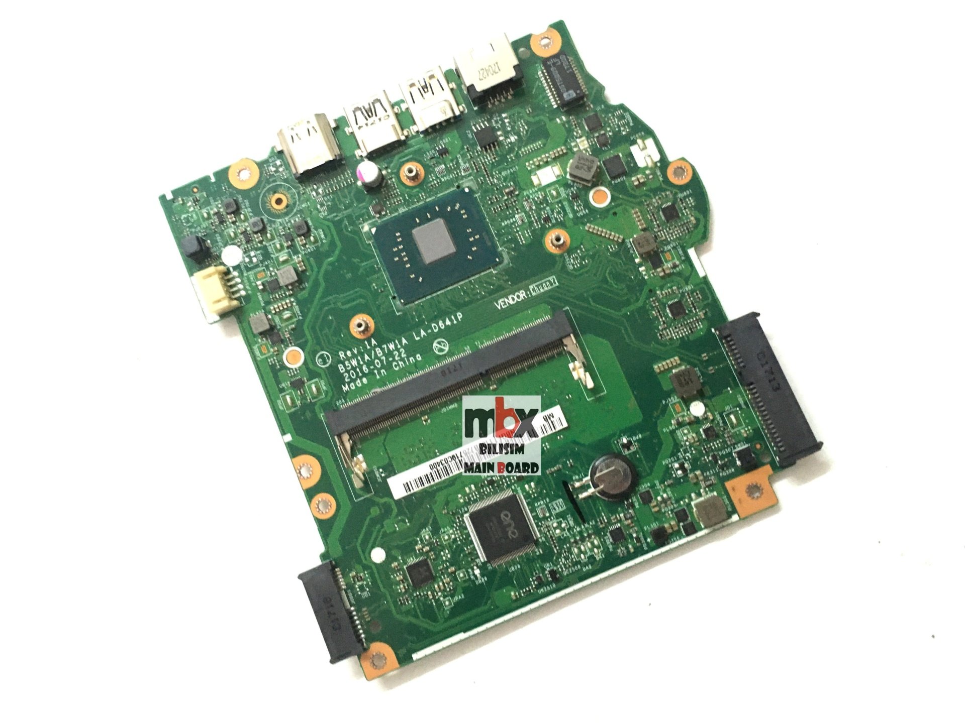 Orjinal Acer ES1-533 Notebook Anakart B5W1A/B7W1A LA-D641P