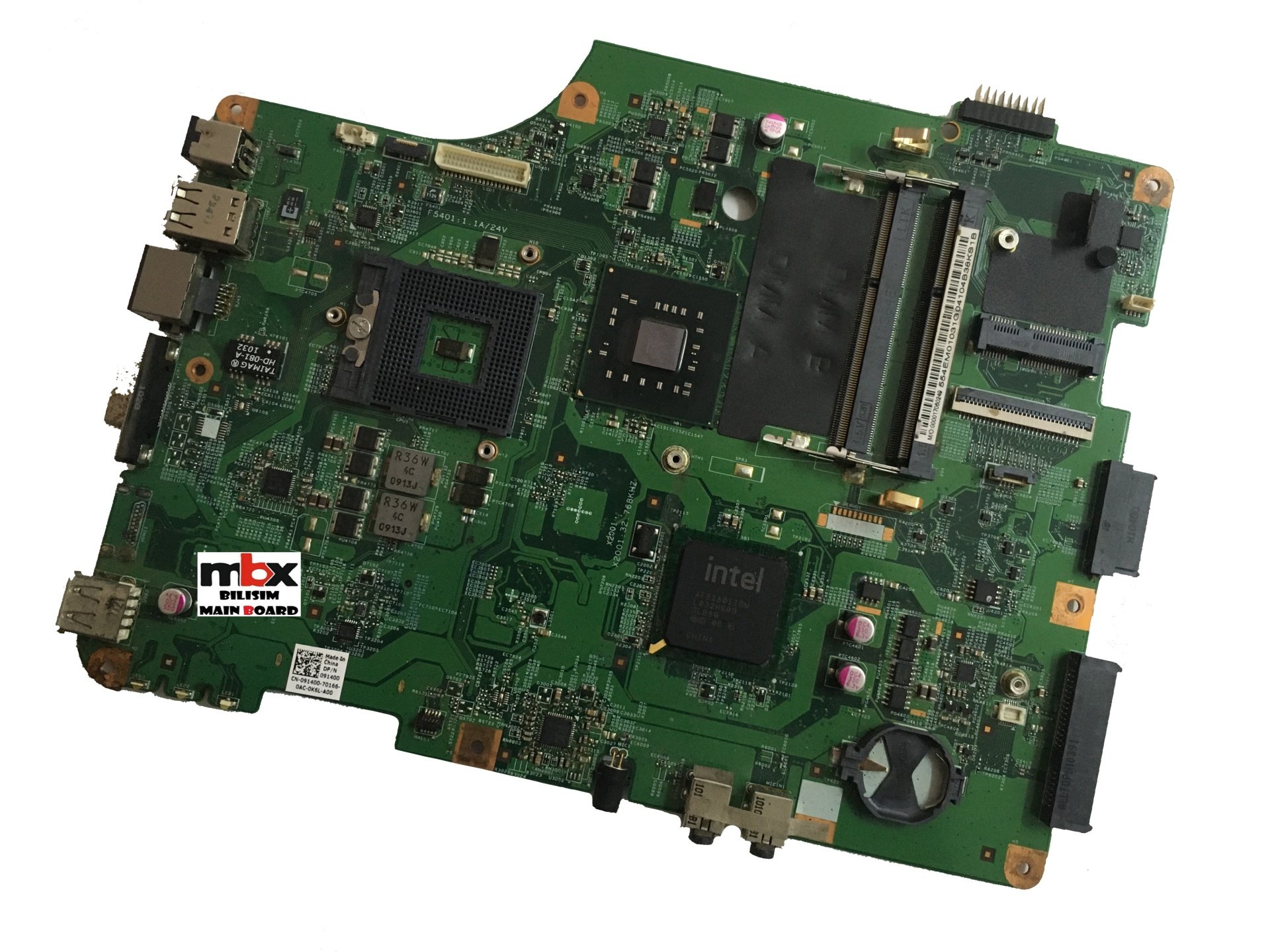 Orjinal Dell N5030 Notebook Anakart CN-091400 48.4EM24.011