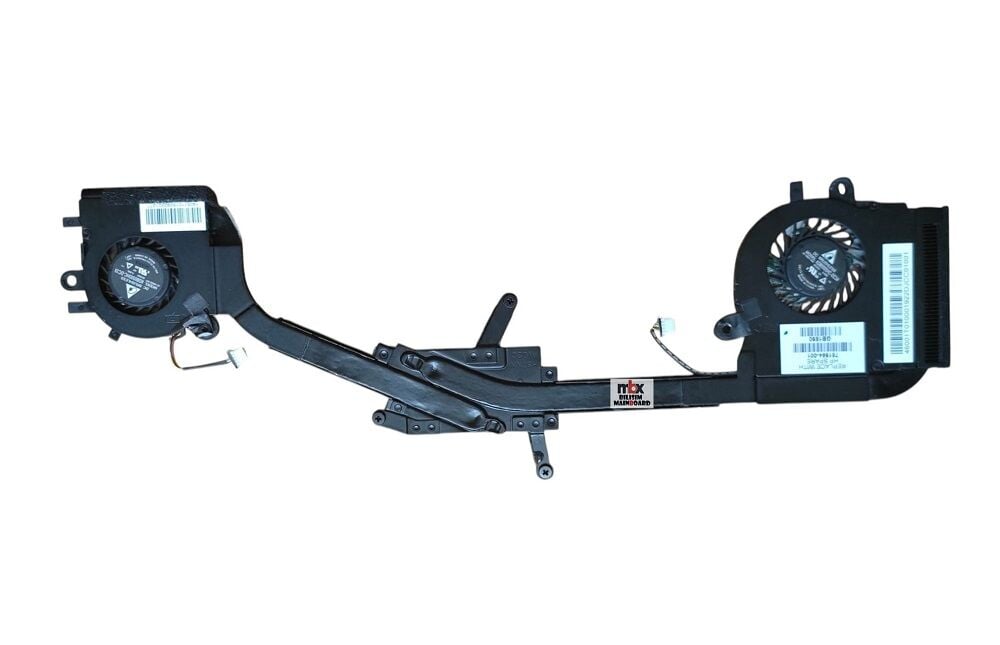 HP EliteBook Folio 1040 G1 G2 Orijinal Soğutucu Heatsink Bakır Fan 781954-001 KDB0505HC-DC34 KDB0505HC-DC35