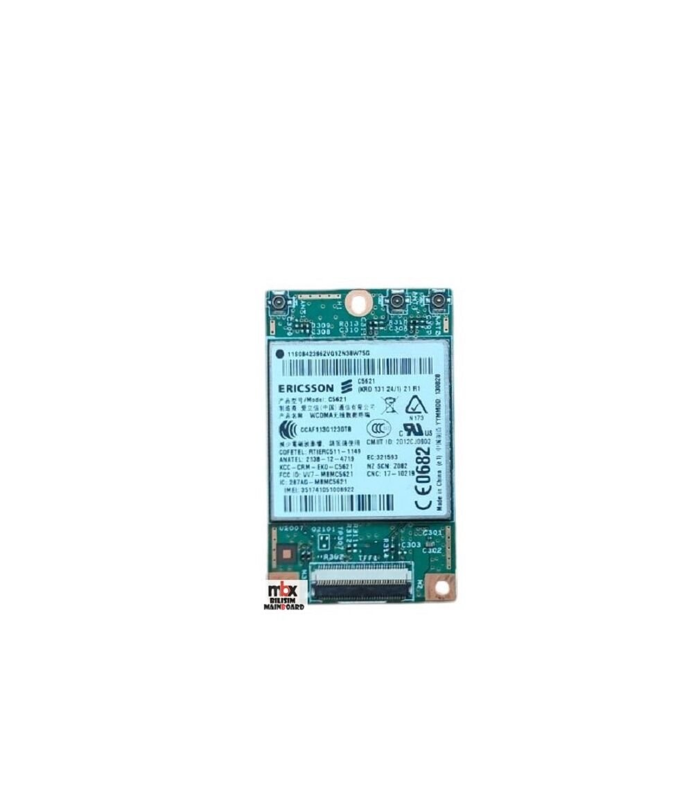 C5621 04W3778 04X3797 SW10E55026 55.4WW06.001 Lenovo ThinkPad X1 Helix Orijinal Modem Kartı WWAN