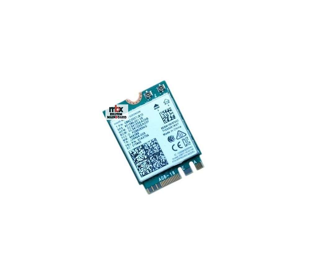 Toshiba Tecra Z50 Z50-E-10J 8265NGW Orijinal Wifi Ağ Kartı 01AX704 J29844-005 851594-001