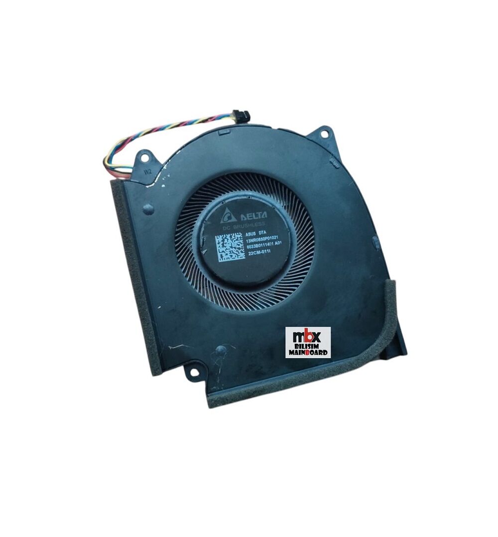 Asus ROG Strix G15 G513IH G513IR G513QE G513QY G513IC G513IE G513QM G513QR G513QM-1F G713 G713Q G713QR G733QS G513QC G533 G533Q G533QR G533QS G733 G733Q G733QR G733QS Orijinal Soğutucu Cpu Fan 13NR0850P01021 6033B0111401