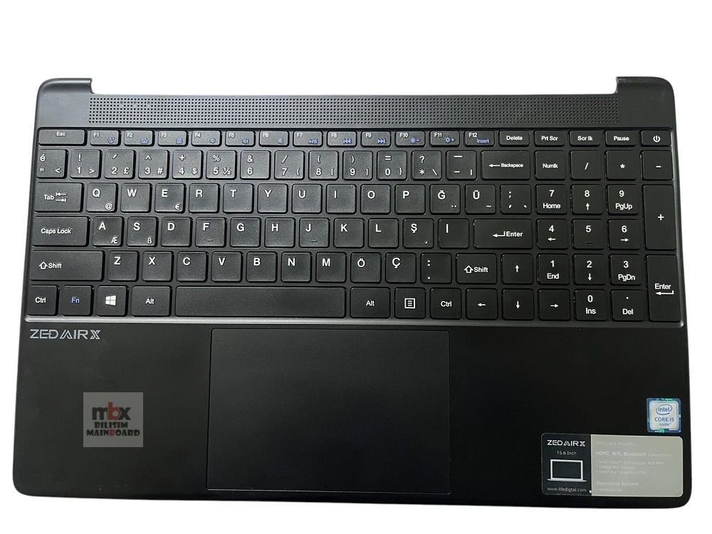 I-Life Zedair Cx5 cx5158256wb Orijinal Klavye Kasa Üst Kasa