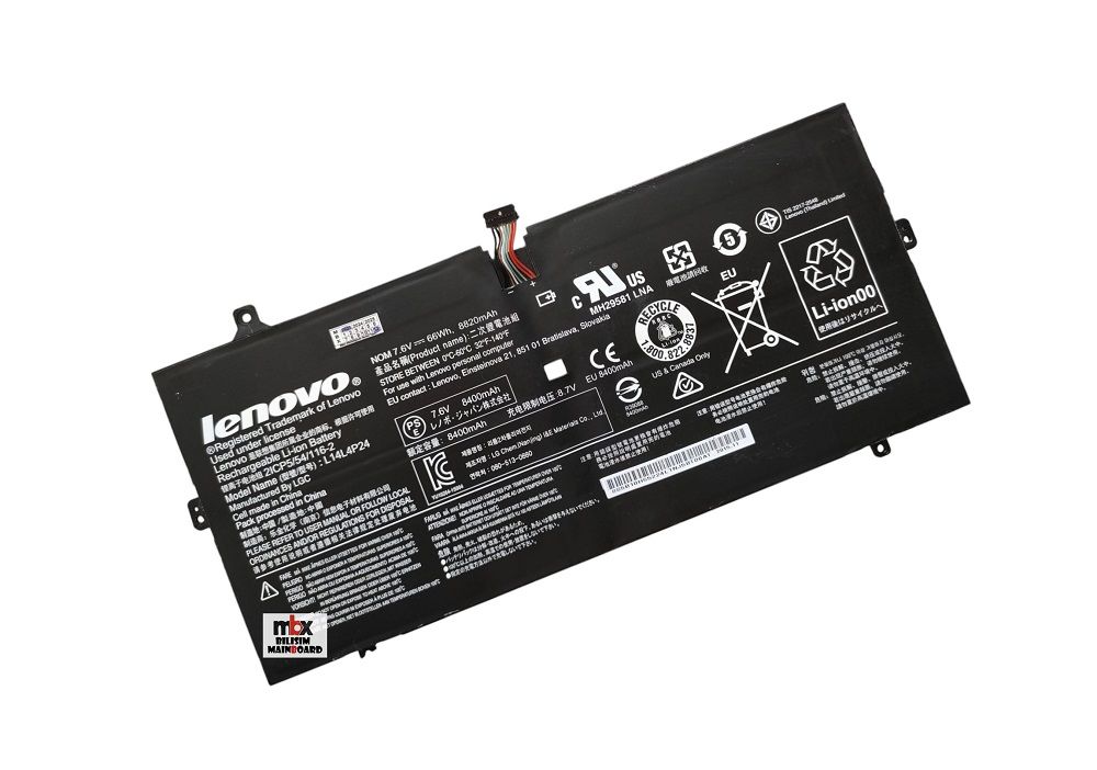 Lenovo Yoga 900-13ISK Yoga 900-13ISK2 80MK Orijinal Batarya Pili L14L4P24