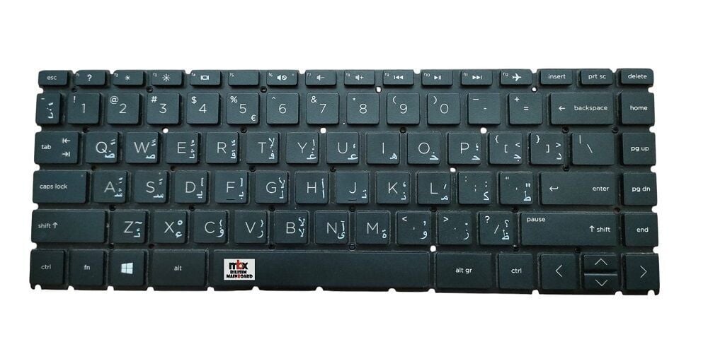 CBBJ803JY7 HP 14-CK 14-CK006NLA Orijinal Arapça-İngilizce Klavye Tuş Takımı CBBJ803JY7