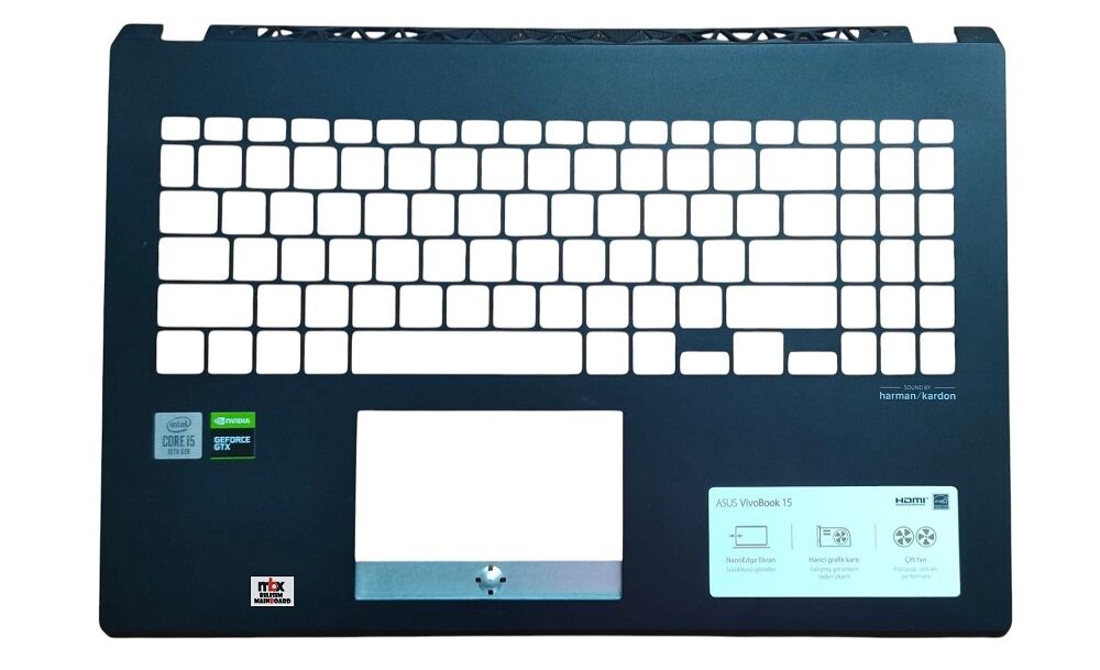 Asus Vivobook 15 X571GT-AL136 X571GT-BQ274T X571 R571 K571 K571GT C37G Orijinal Klavye Kasa Üst Kasa EAXKT00301A