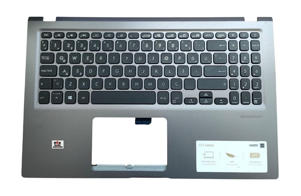 Asus Vivobook X515 X515JA X515JF A516J A516JA Orijinal Klavye Kasa Üst Kasa 39XKUTAJNJ0 13NB0SR1P1001D-3