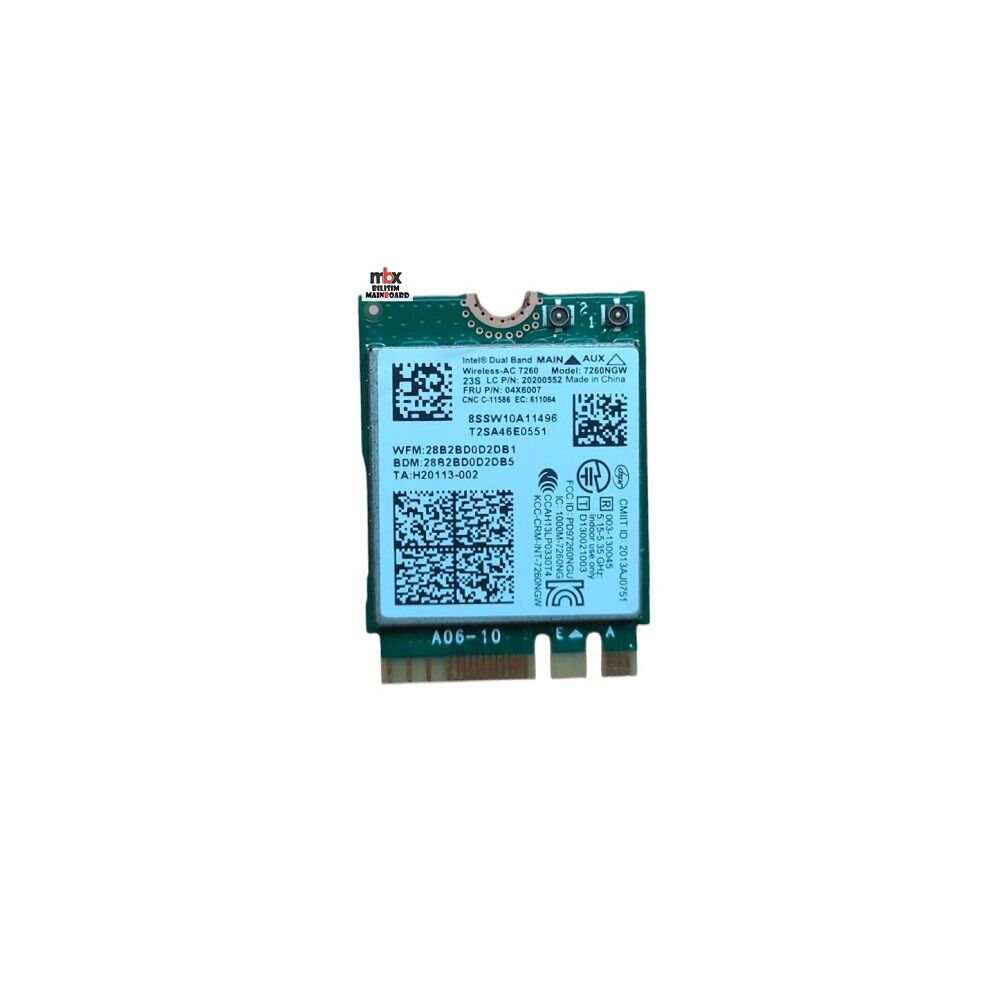 Lenovo ThinkPad X230S X240S T440 T440S T440P 20B7 Orijinal Wifi Ağ Kartı 7260NGW 04X6007 H20113-002 20200552