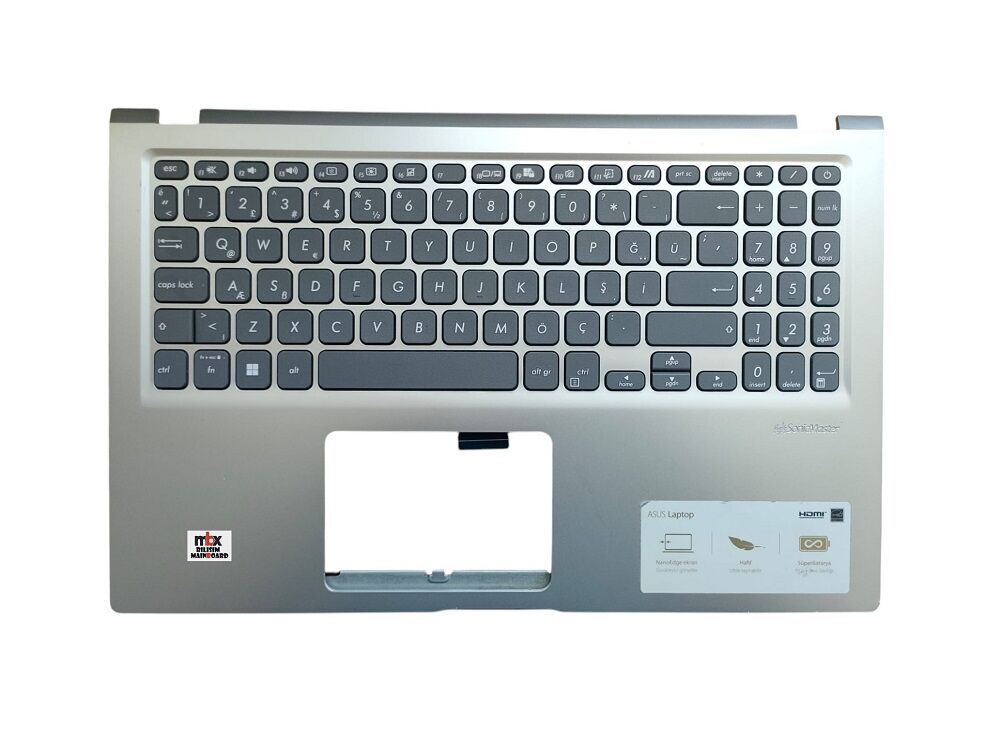 Asus Vivobook 15 X515J X515JA X515JF X515JP X515EA Orijinal Klavye Kasa Üst Kasa 39XKUTAJNK0 13NB0SR2P15013-3