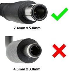 Dell 19.5V 6.7A 7.4 x 5.0mm 130W Adaptör Orijinal Şarj Cihazı ADP-130DB B