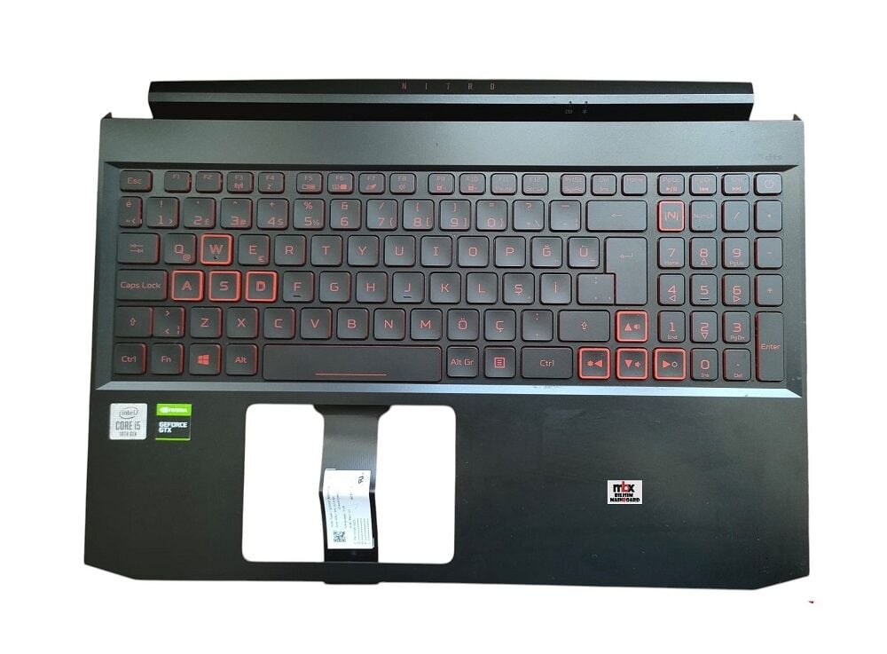 Acer Nitro 5 AN515-44 AN515-55 Orijinal Ledli Klavye Kasa Üst Kasa AP336000A00-HA25