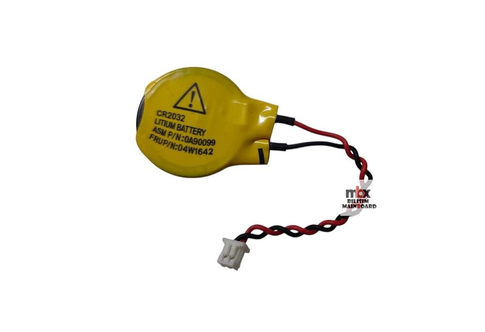 0A90099 Orijinal 04W1642 Kablolu CR2032 Bios Pili