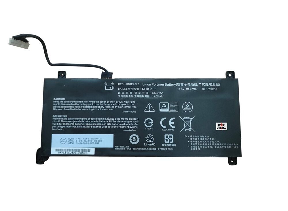 Casper Nirvana X400 X500 Orijinal Batarya Pili NL40BAT-3 6-87-NL40S-33G21