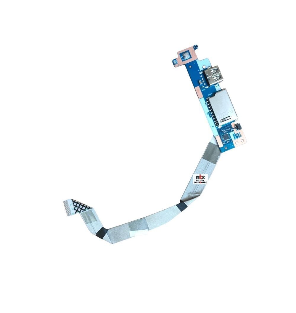 NBX0001VE10 HS560 NS-D472 Lenovo ideapad 3 15ITL6 3 15ADA6 3 15ALC6 3 15IAU7 3 15ABA7 82H8 82KU 82KR Orijinal Usb SD Board Flex NBX0001VE10 HS560 NS-D472