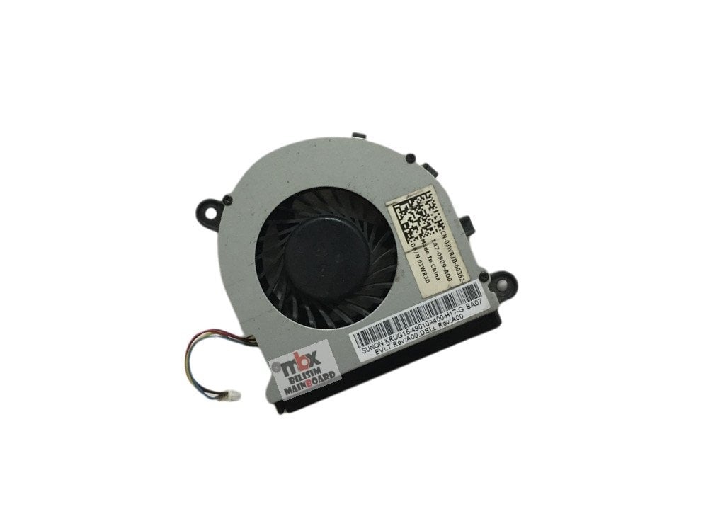 Dell Latitude E5520 P15F Notebook Sogutucu Cpu Fan MF60120V1-C140-S99 CN-03WR3D