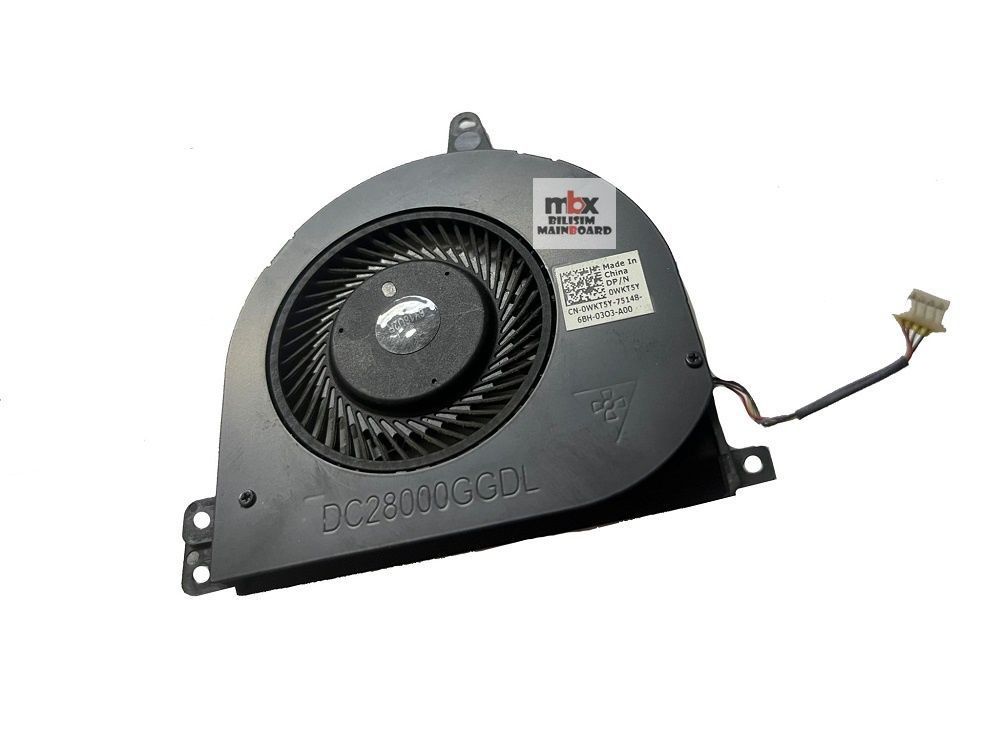 P62G DC28000GGDL Dell Latitude 5470 E5470 P62G Cpu Sogutucu Fan