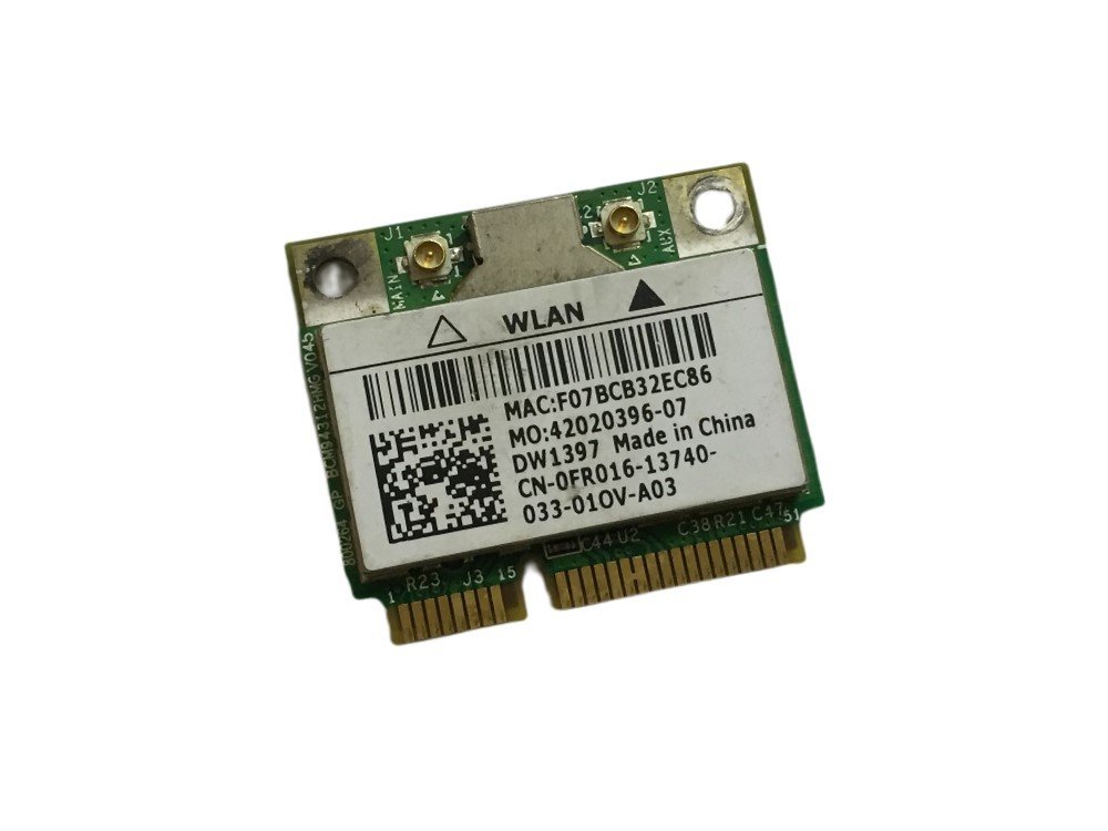 Dell Inspiron 1564 1564-5812 DW1397 Notebook Wifi Ağ Kartı CN-0FR016 BCM94312HMG