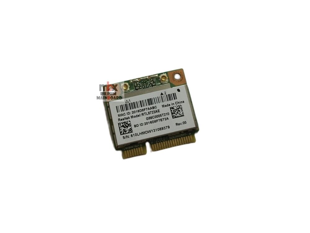 Toshiba Satellite C850 L850 C850D L850D C855 L855 C855D Wifi Ağ Kartı RTL8723AE