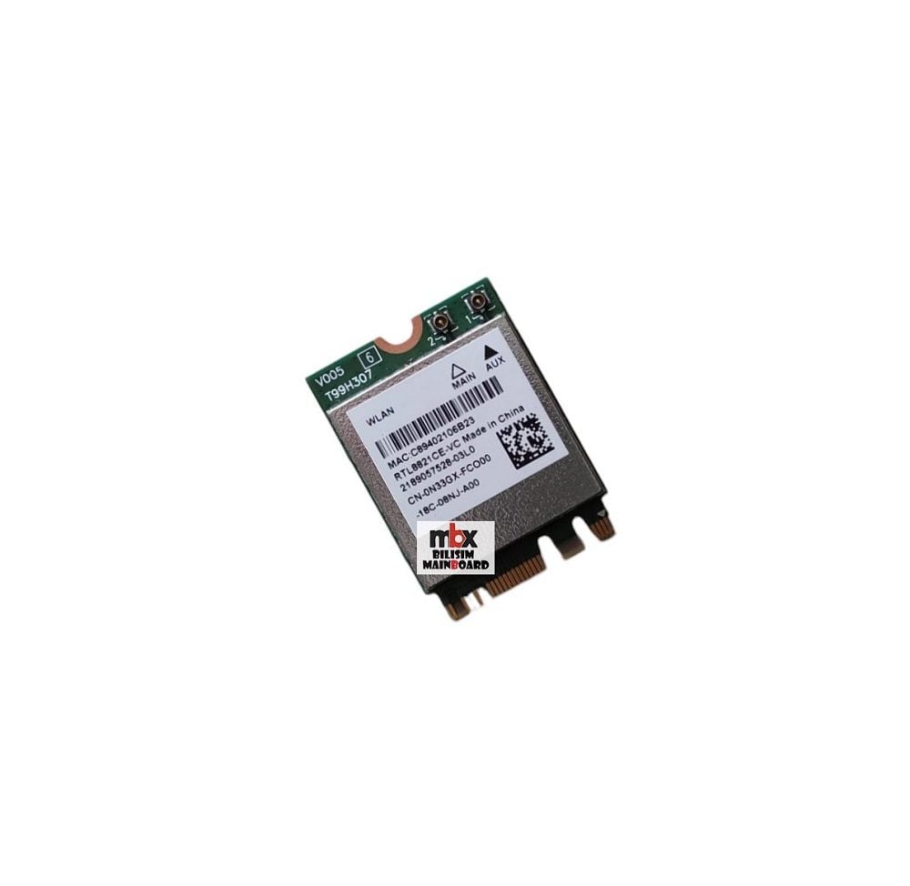 Dell İnspiron 15 3511 Orijinal Wifi Ağ Kartı RTL8821CE-VC CN-ON33GX