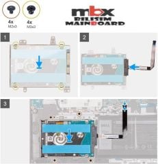 Dell Inspiron 15 3515 NBX0002VT00 Orijinal Hdd Kızağı Caddy Sata Sabit Disk Flex Kablo