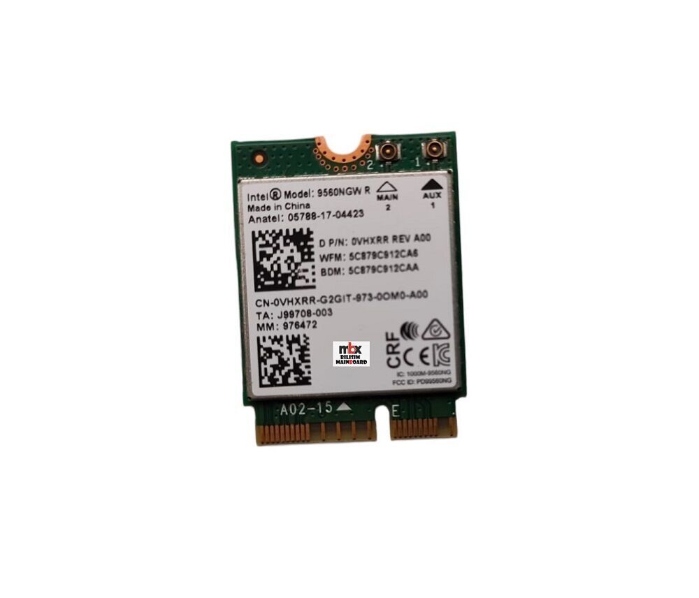 9560NGW 0VHXRR J99708-003 CN-0VHXRR-G2GIT Dell Latitude 3400 P111G Orijinal Wifi Ağ Kartı