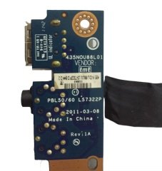 Orjinal Asus K53T X53U K53 A53U Notebook Audio Usb Board 435NOU88L01 PBL50/60 LS7322P DC02001AP00