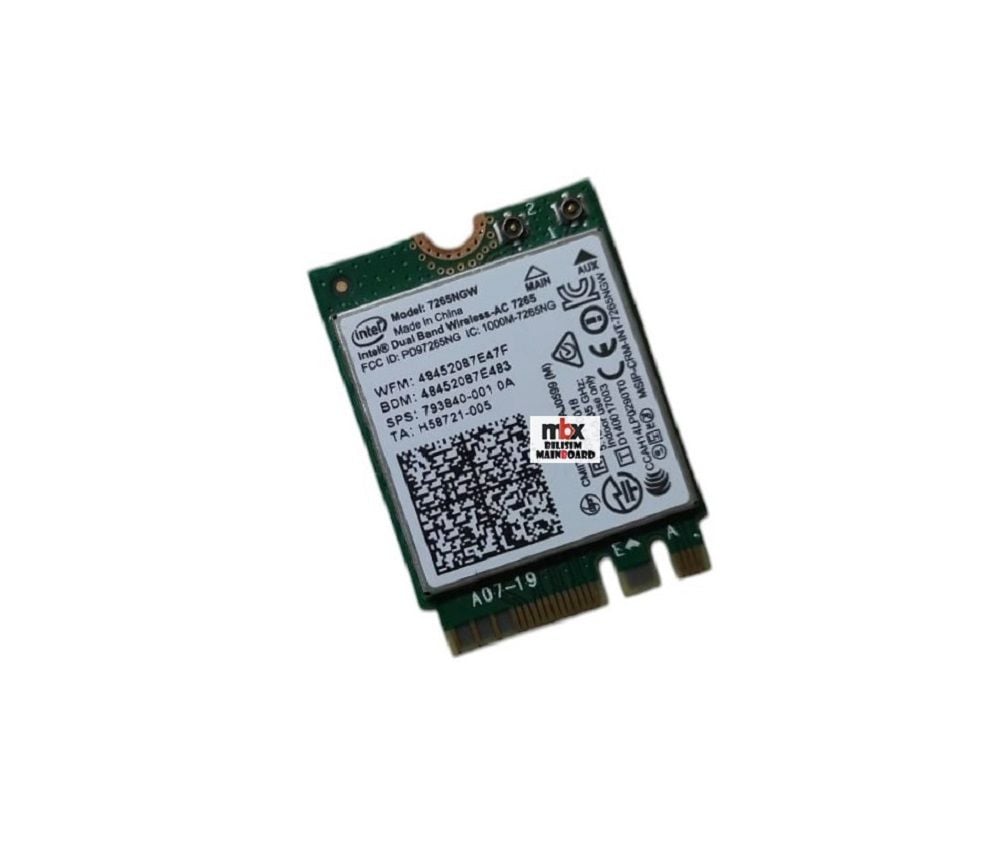 Hp Envy 17-R100NT 17-N100NT Orijinal Wifi Ağ Kartı 7265NGW 793840-001 793840-005